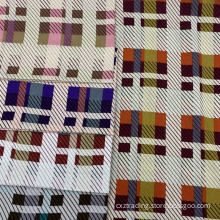 Checked Printing Plain Weave Pure Rayon Cloth